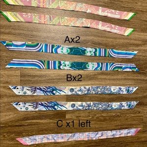 Hermès Twilly! 100% silk!